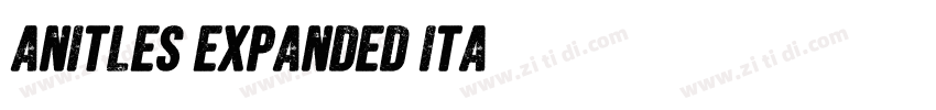 Anitles Expanded Ita字体转换